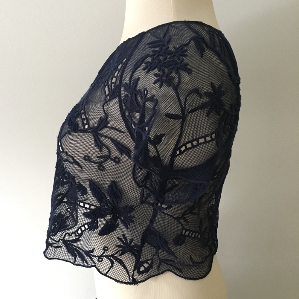 Anthropologie Embroidered Floral Top - Picture 3 of 5